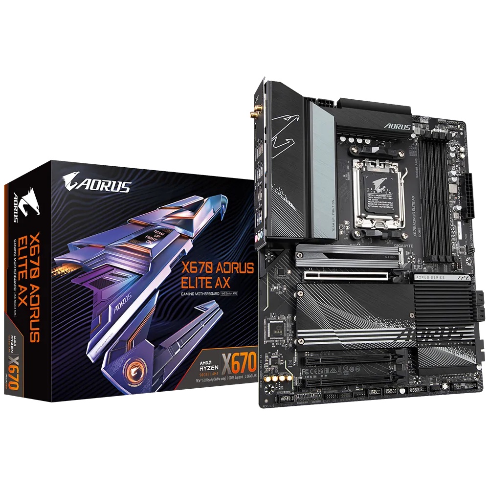 Gigabyte X670 AORUS Elite AX AM5 Motherboard