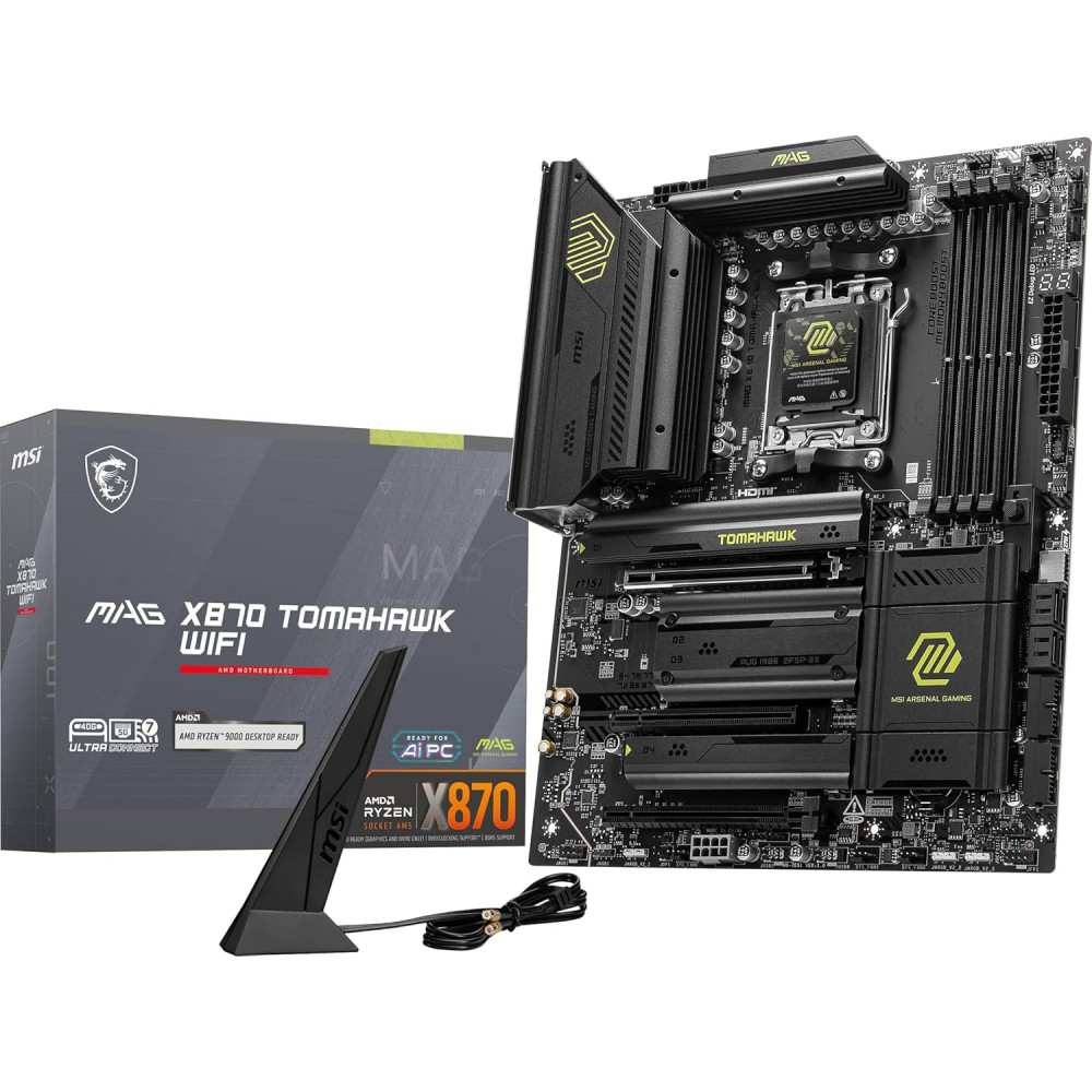 MSI MAG X870 Tomahawk WiFi Gaming Motherboard MSI MAG X870 Tomahawk WiFi Gaming Motherboard