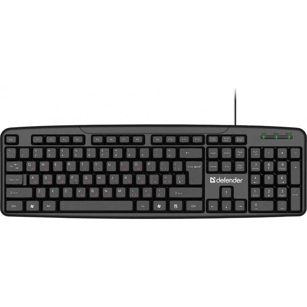 Defender Astra HB-588 Wired Keyboard Black [CA]