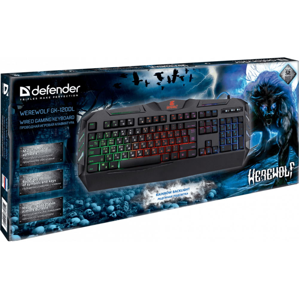 Defender WereWolf GK-120DL Gaming Keyboard [CA]