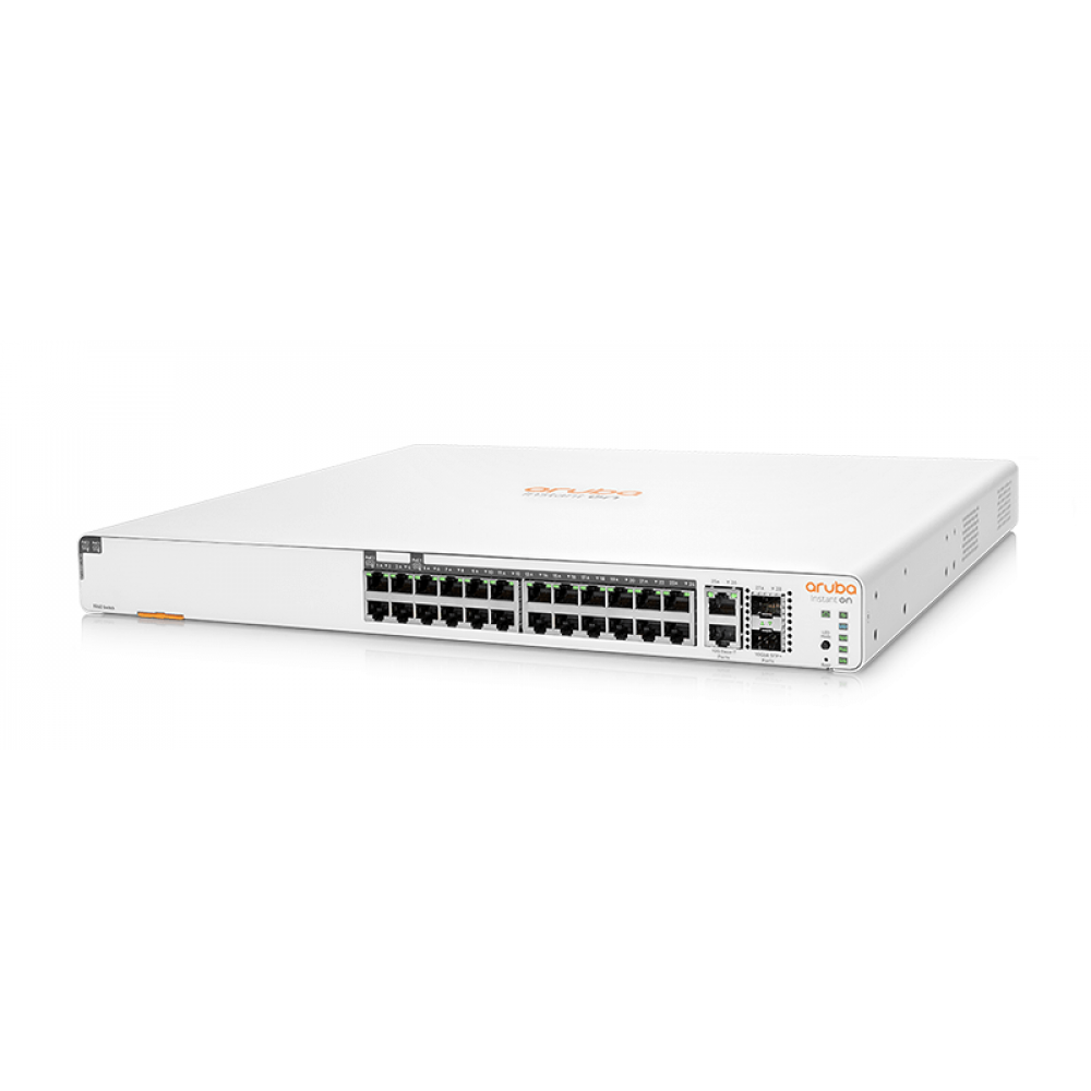 Aruba Instant On 1960 24G 20p Class4 4p Class6 PoE 2XGT 2SFP+ 370W Switch JL807A [ PC ]