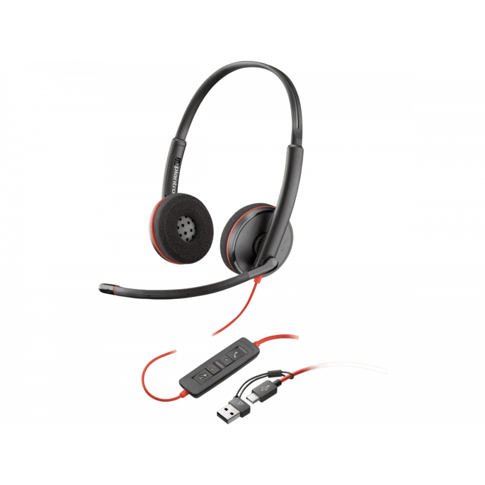 Poly BW 3320 Stereo -M USB-C HS +USB-C/A 8X220AA  [PC]