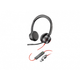 Poly Blackwire 8225 Stereo USB-C Qulaqlıq +USB-C/A Adapter (8X223AA)  [PC]