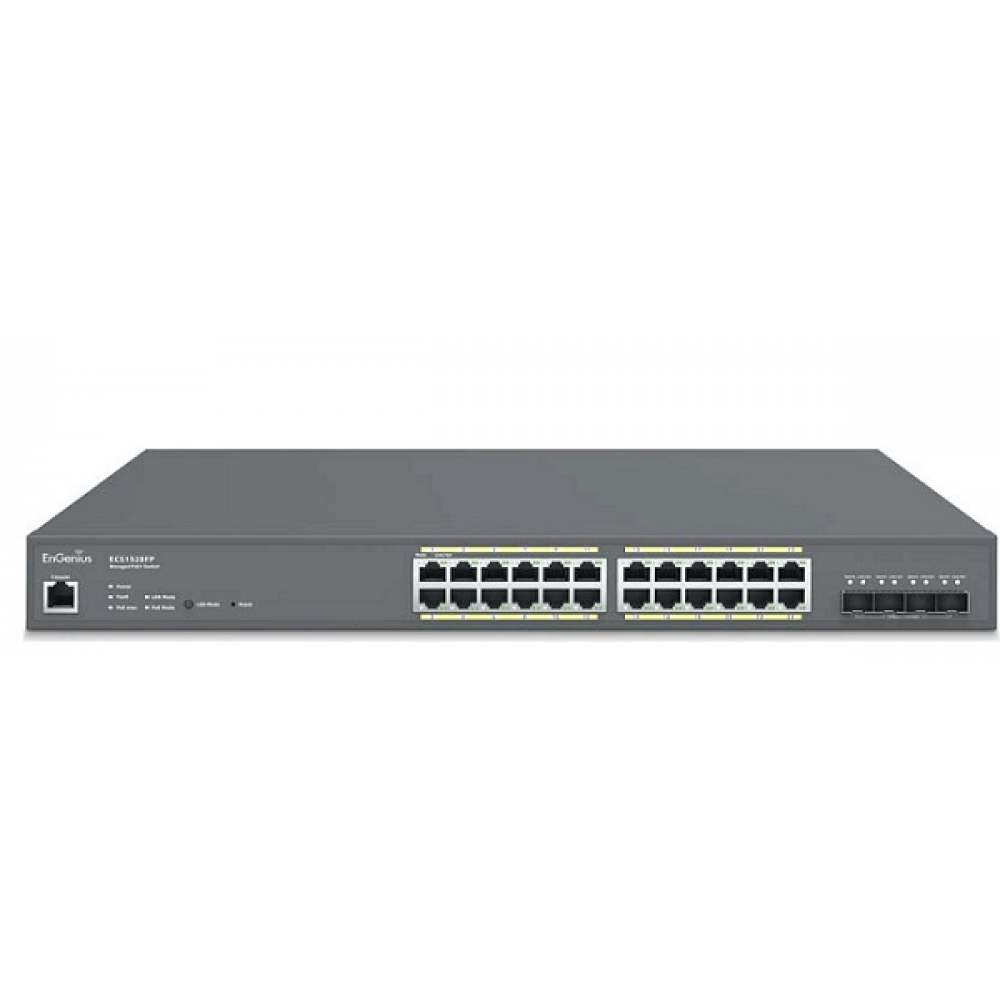 EnGenius Cloud Management Switch with 24 GE + 4 10GE SFP+ ECS1528FP [ PC ]