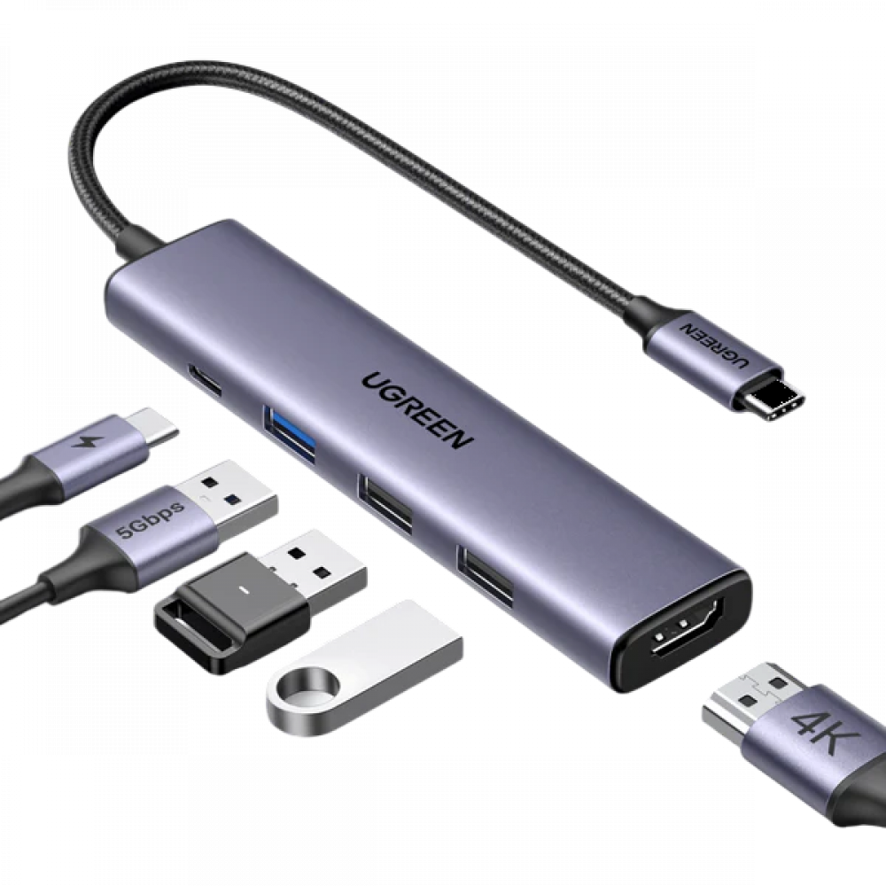   UGREEN  15495 5 in 1 USB-C Multifunction Adapter  