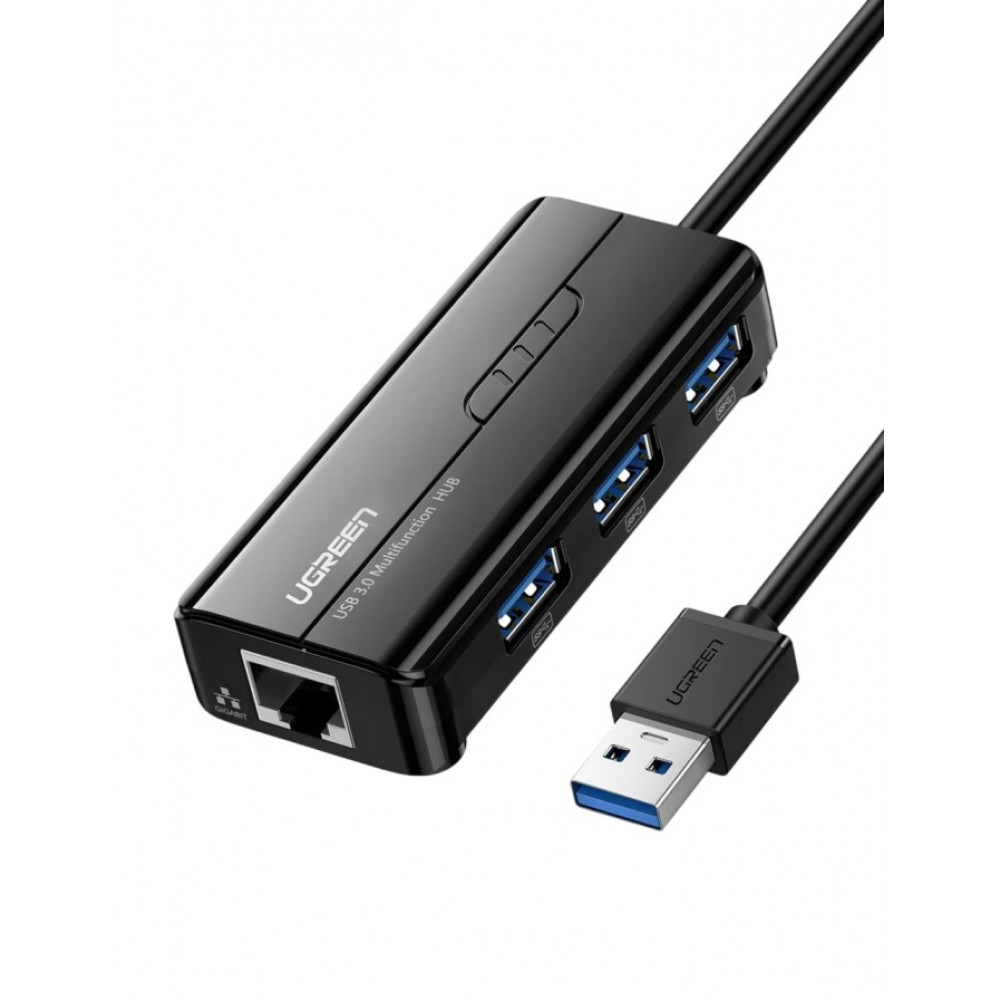 UGREEN USB 3.0 Hub with Gigabit Ethernet Adapter 20265