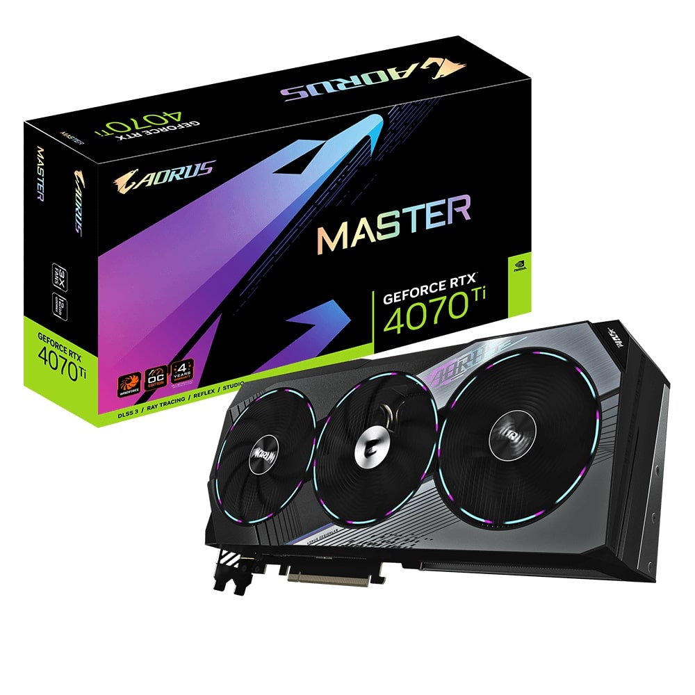 Gigabyte AORUS GeForce RTX 4070 Ti MASTER 12GB