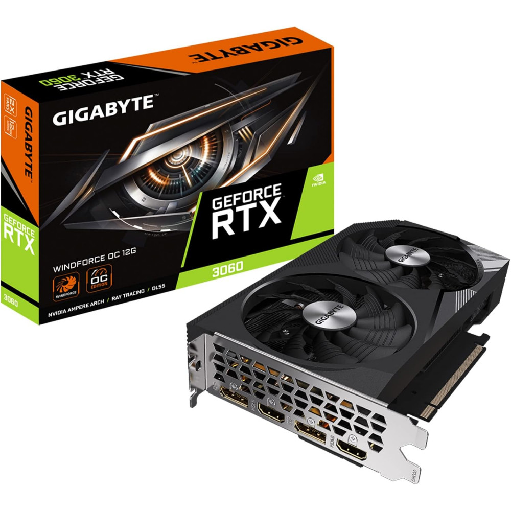 Gigabyte GeForce RTX 3060 12GB WINDFORCE OC Gigabyte GeForce RTX 3060 12GB WINDFORCE OC