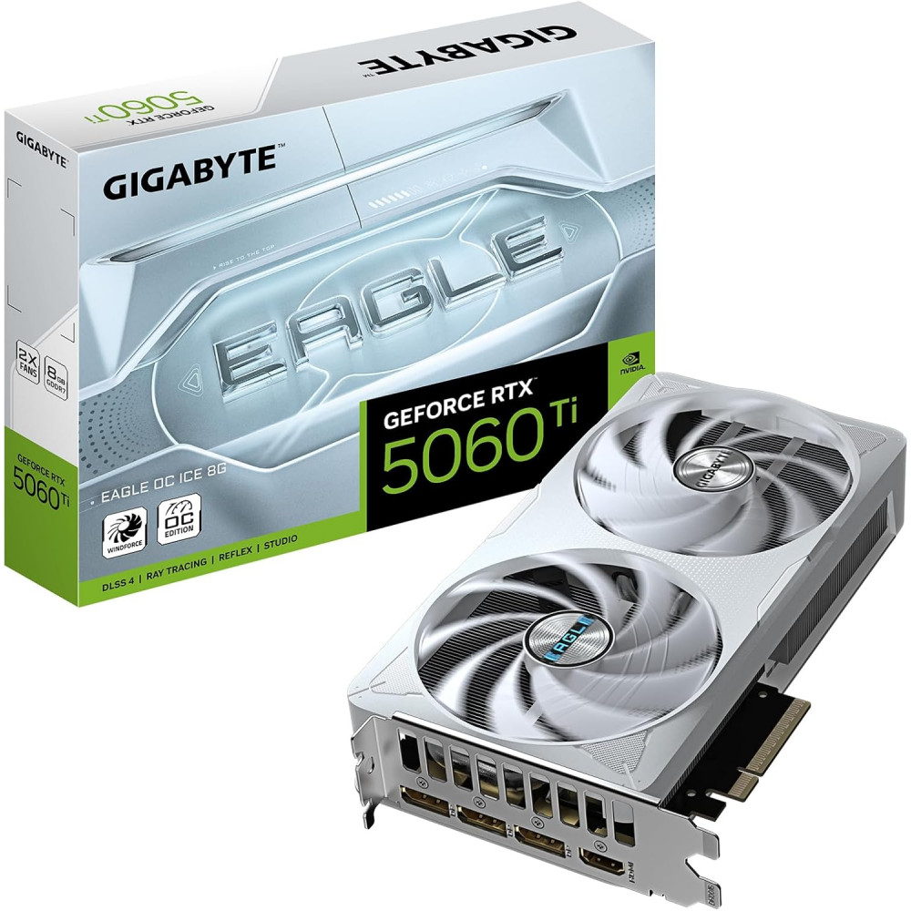 Gigabyte GeForce RTX 5060 Ti 8GB EAGLE OC ICE Gigabyte GeForce RTX 5060 Ti 8GB EAGLE OC ICE