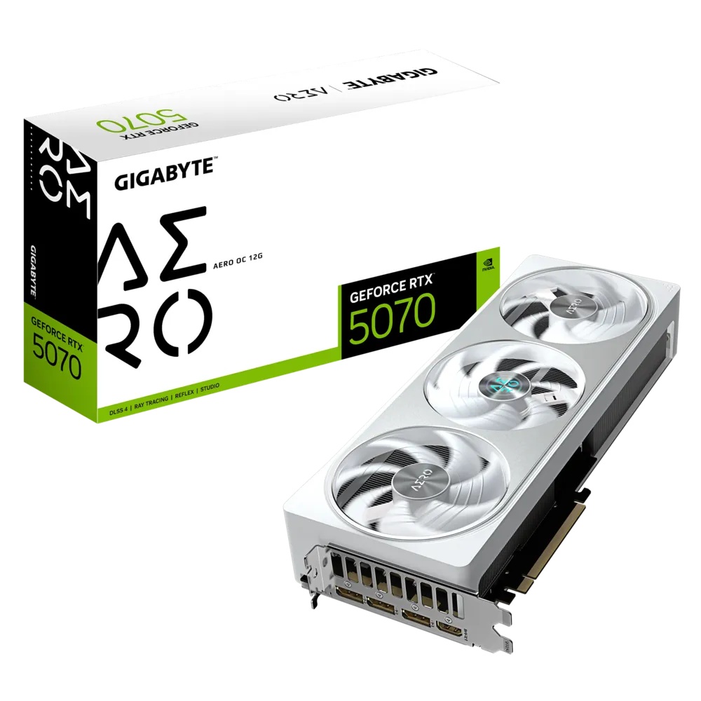 Gigabyte GeForce RTX 5070 12GB AERO White OC [SA]