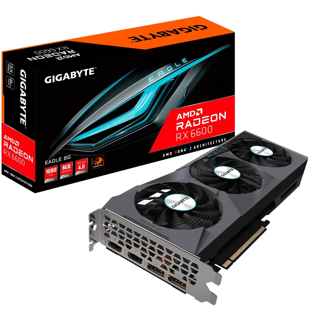 Gigabyte RX 6600 EAGLE 8GB GV-R66EAGLE-8GD