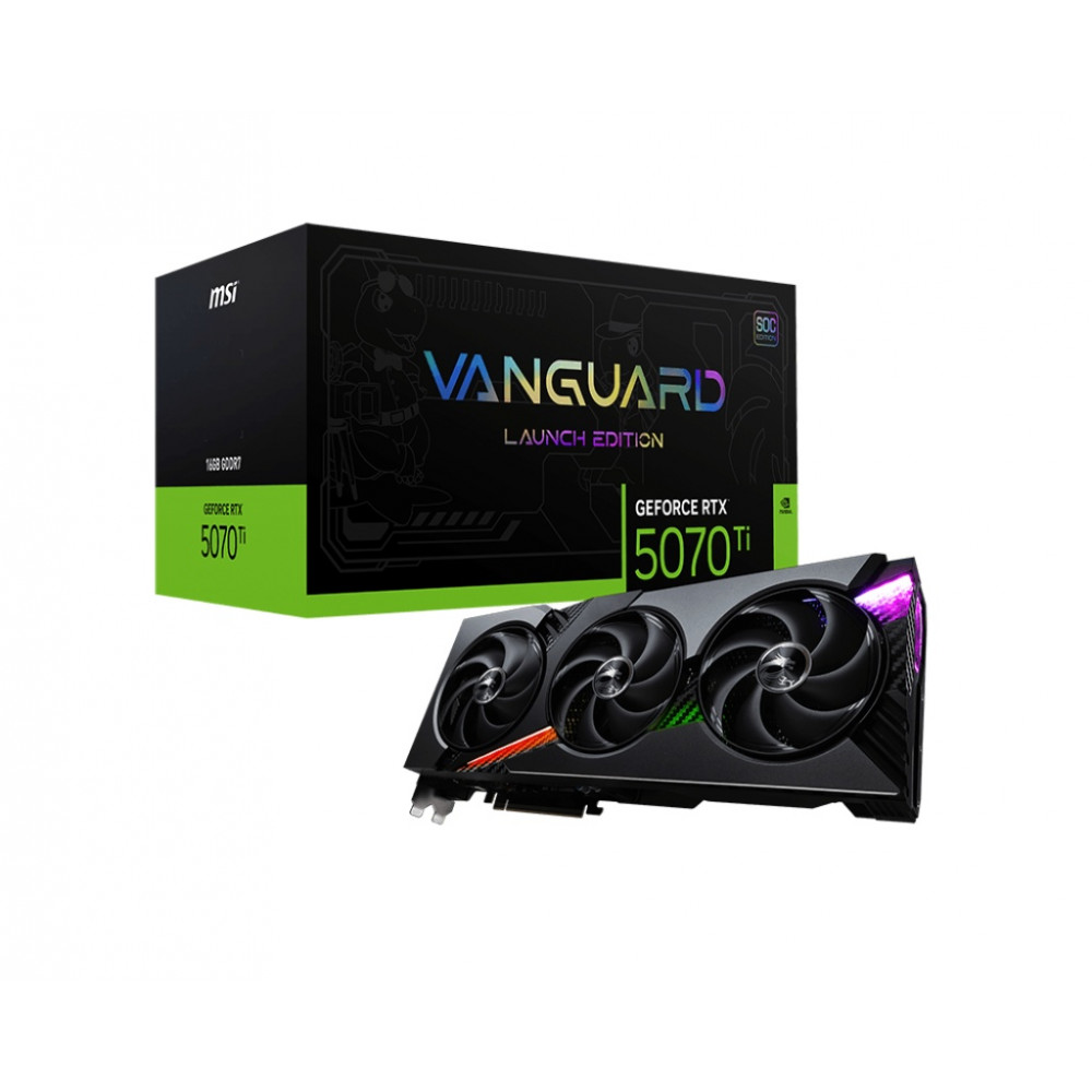 MSI GeForce RTX 5070 Ti 16GB Vanguard SOC Launch [SA]