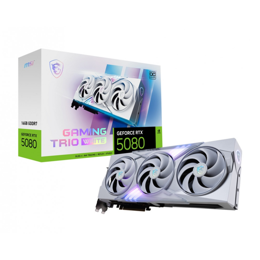 MSI GeForce RTX 5080 16GB Gaming Trio OC White [SA]