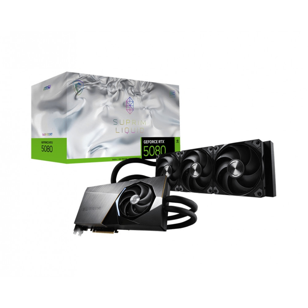 MSI GeForce RTX 5080 16GB SUPRIM LIQUID SOC