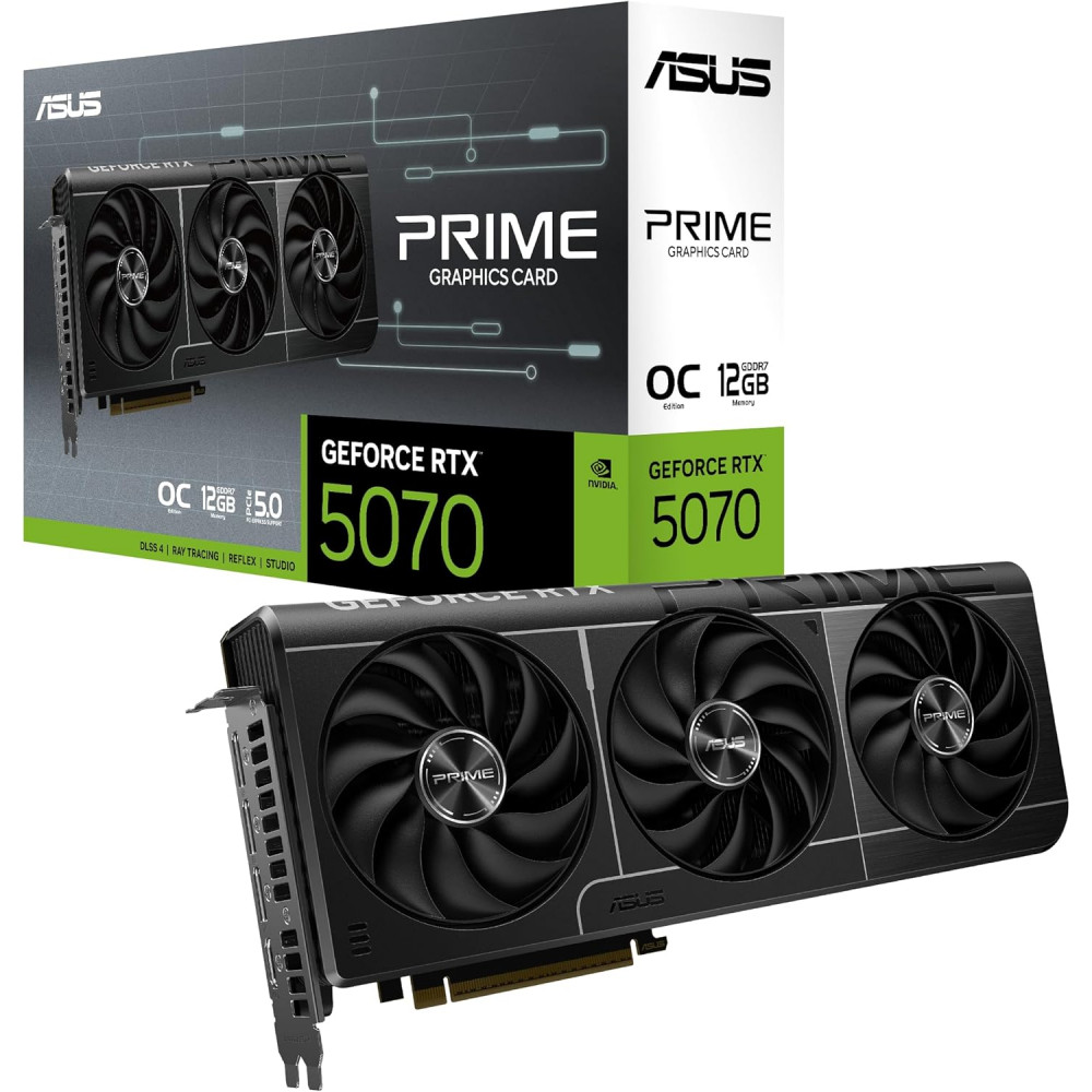 ASUS PRIME GeForce RTX 5070 12GB GDDR7 OC Edition 