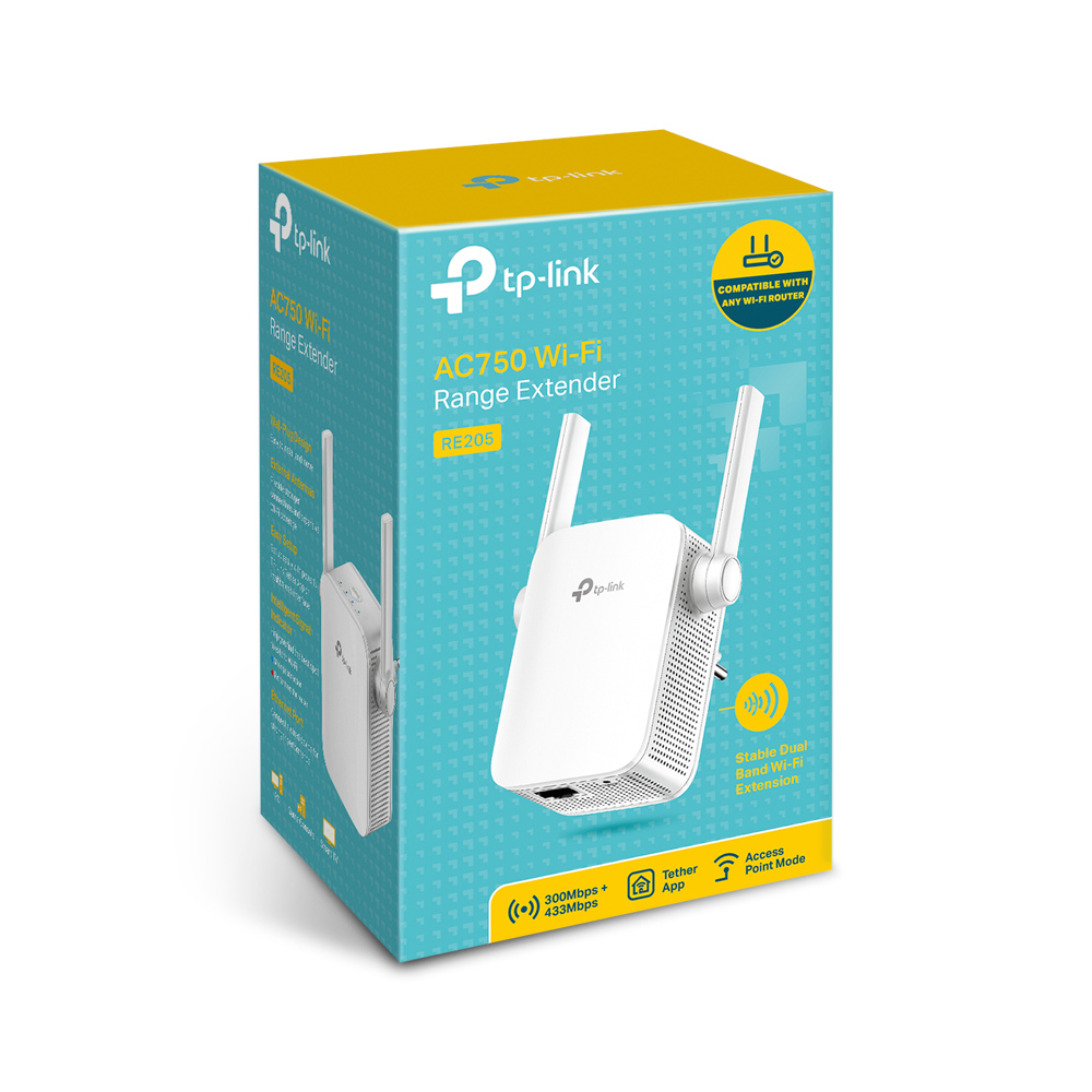 TP-Link AC750 Wi-Fi Range Extender (RE205)
