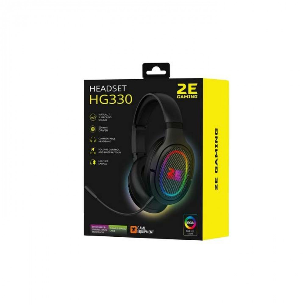 2E Gaming HG330 RGB USB 7.1 Black 2E Gaming HG330 RGB USB 7.1 Black