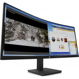 HP M34d WQHD Curved Monitor 3B1W4AA